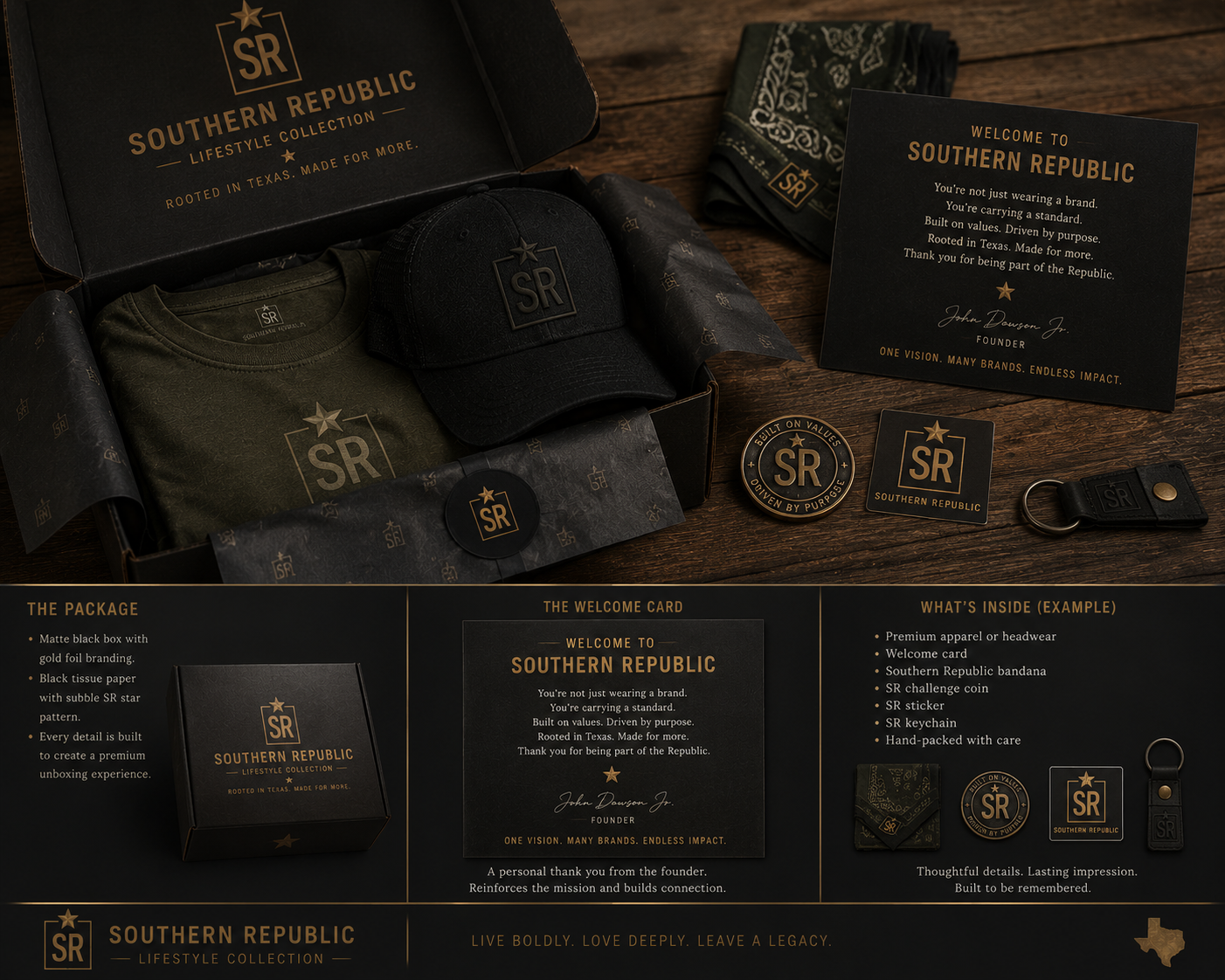 SR Clothiers Premium Packaging